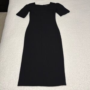 McLaren Women Black Elegant Bandage Midi Dress